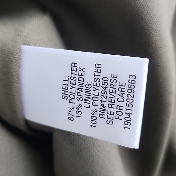 Candies Micro Suede Laser Cut Perforated High Waist Circle Skater Skirt in Green - Picture 6 of 7